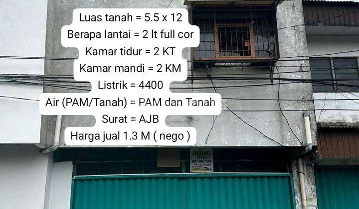 5,5x12 Rumah Jembatan Lima Harga Termurah Akses Mobil 1