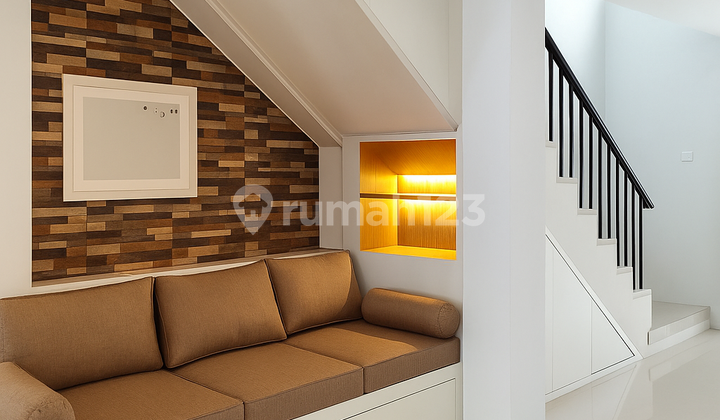 New Minimalist 2-Story, 7 Wide, Full Furnished AC West Surabaya! For Sale Dian Istana