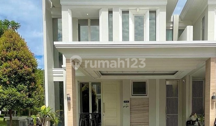 Rumah Modern Minimalis Full Furnished Siap Huni Lebar 8! Jual Rumah Casatobago Grand Island Pakuwon City Surabaya Timur 1