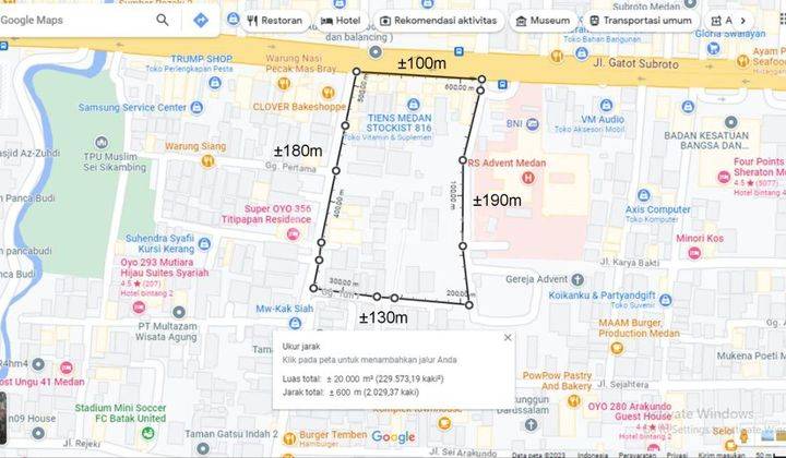 Dijual Tanah 2 Ha Lokasi Kota Medan Lokasi Sangat Strategis 2