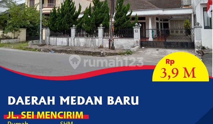 Dijual Rumah di Jalan Besar Inti Kota Medan Cocok Buka Usaha