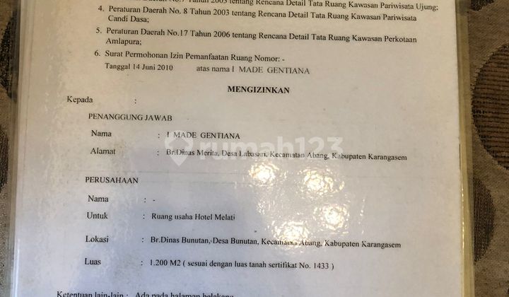 Hotel melati sisi pantai Karangasem Bali  23