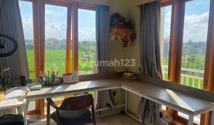 Beautiful house with view of Dalung Permai rice fields, transfer tax is borne by the owner  1