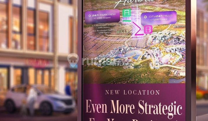 Dijual Ruko Baru 3 Lantai Dekat Gading Serpong Hadap Jalan Raya Park Serpong