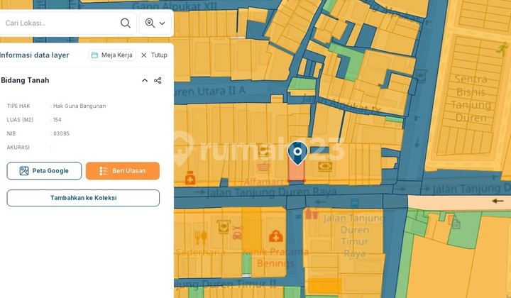 Rumah Tua Sangat Strategis di Tanjung Duren raya 2