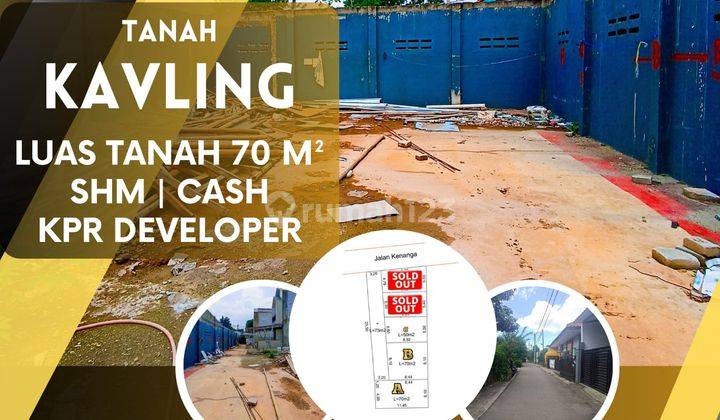 Tanah kavling dalam cluster SHM siap bangun  1