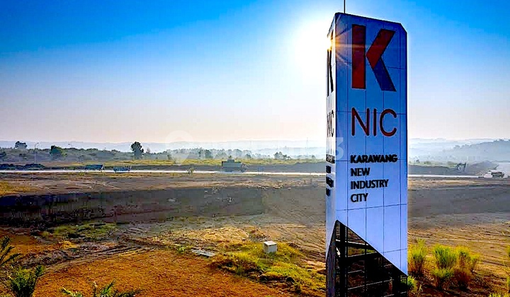 English Translation: Monthly Rent of High-Spec Factory/Warehouse in West Karawang | Office 2 Floors | PLN 50W/M²