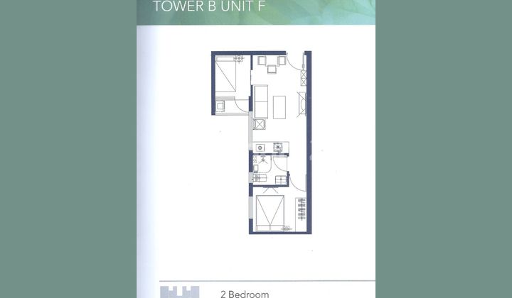 Riverlake Apartment Lippo Cikarang with a Beautiful and Comfortable View. 2