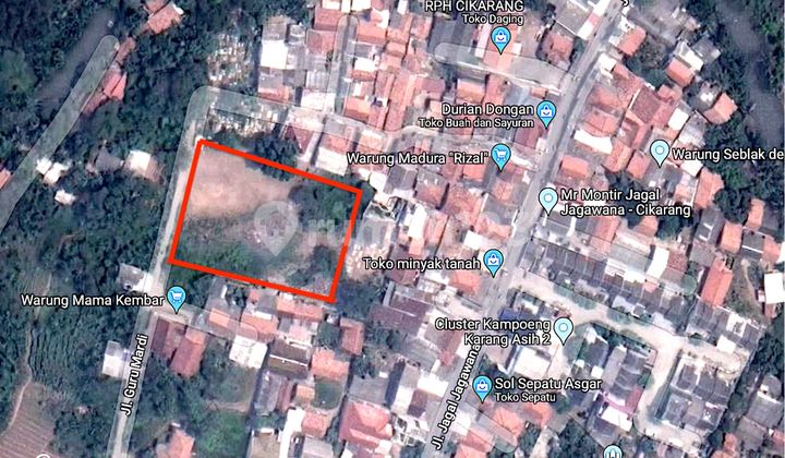 Tanah Luas Lapang Cocok untuk Rumah Cluster, Rukost dan Sekolahan - Karangasih Cikarang Utara