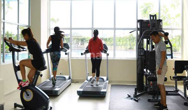 Dijual apartemen 2 kamar + km. 1 kosongan  12
