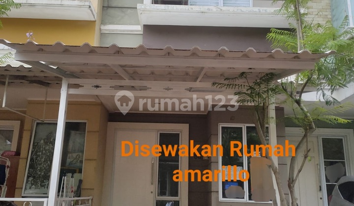 Rumah Disewakan - Cluster Amarillo - Gading Serpong - 2 Kamar Tidur + 1 Unit Ac + Carport Sudah Terpasang Canopy
