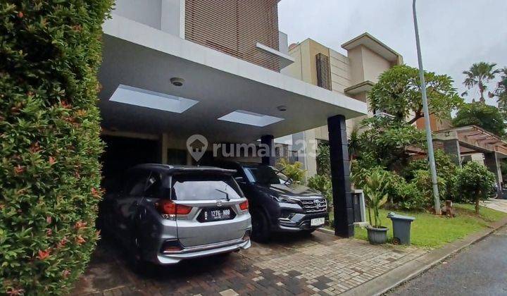 Rumah Dalam Cluster dekat Pintu Toll di BSD Lingkungan Premium  1