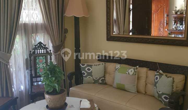 Turun Harga Rumah Etnik Kayu Dalam Perumahan di Cinere Depok