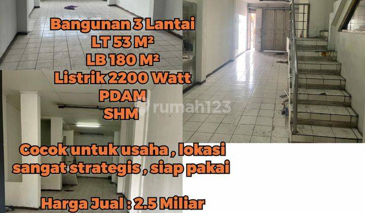 Jual / sewa Ruko Otista  bandung komersial area 1