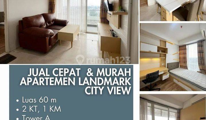 Jual cepat  murah apartemen landmark 1