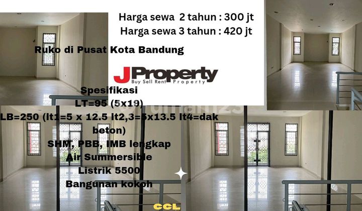 Sewa Ruko Siap Pakai ,strategis,pusatkota