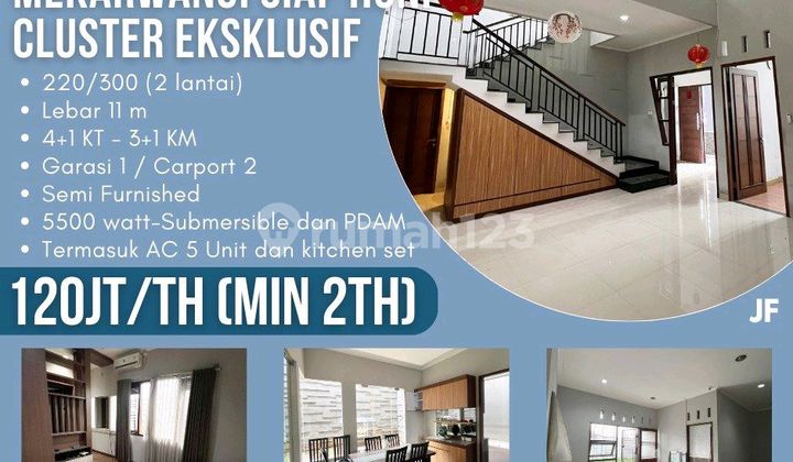 Sewa Rumah Mekarwangi Siaphuni Cluster Ekslusif 1