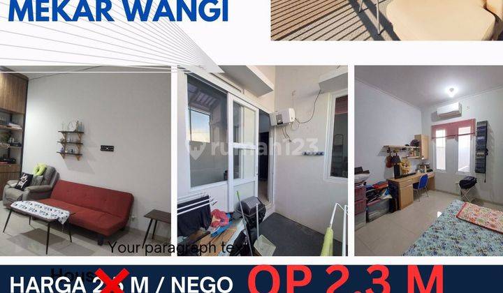 *jual Rumah Modern Minimalis Mekar Wangi* 1