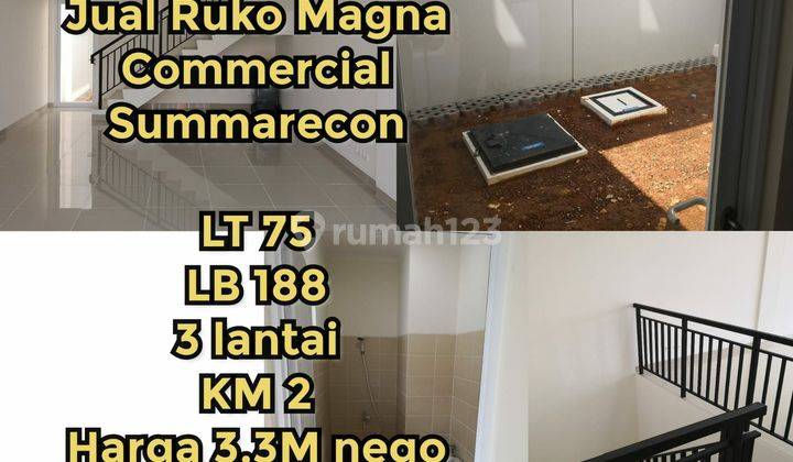 Jual Ruko Magma Commercial Summarecon 1