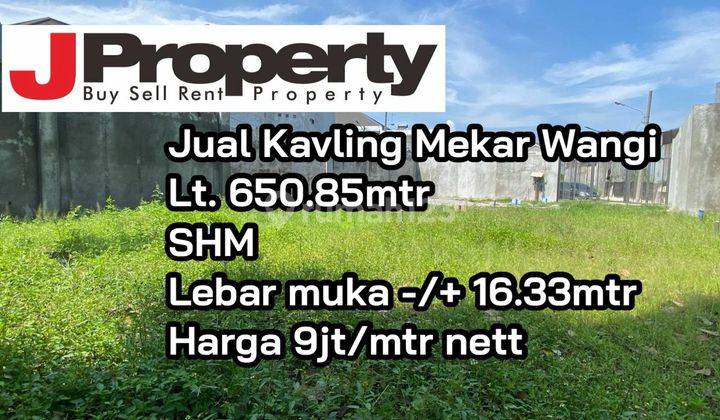 Jual Kavling Mekar Wangi 1