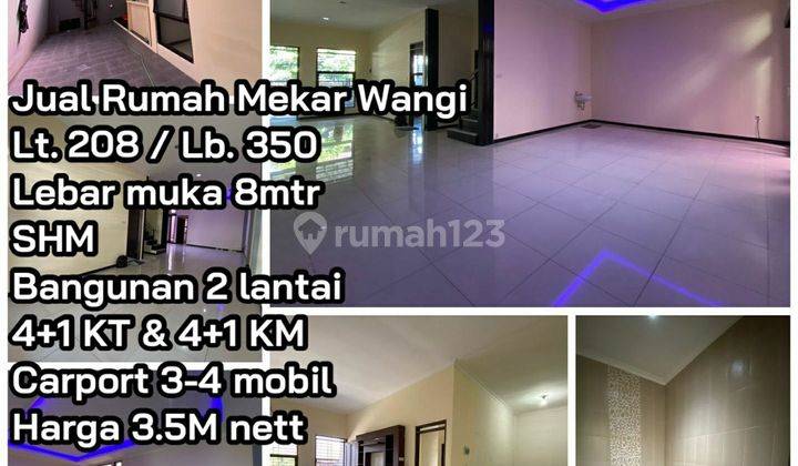 Jual Rumah Mekar Wangi  1