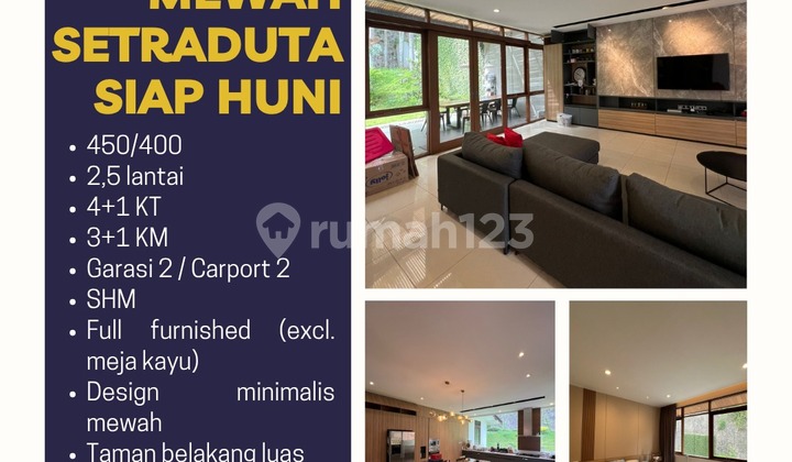 Jual Rumah Mewah Setraduta Siap Huni