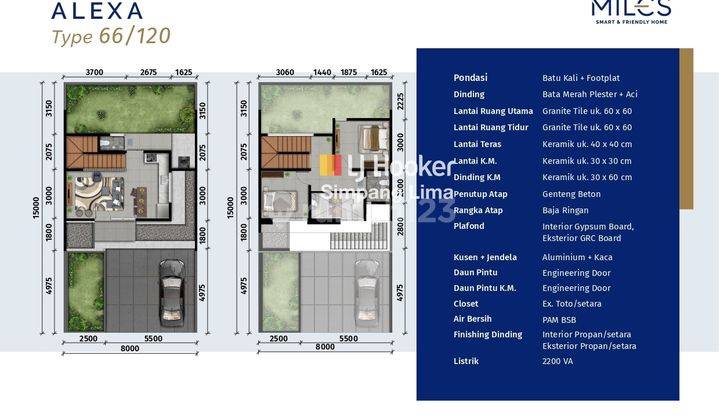 Rumah Cantik Minimalis Lingkungan Sejuk Bsb Mijen 10.980 lis  3