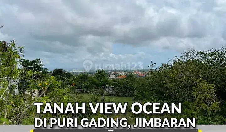 Tanah Ocean View Jimbaran di Bukit Bintang 12,55 are SHM 1