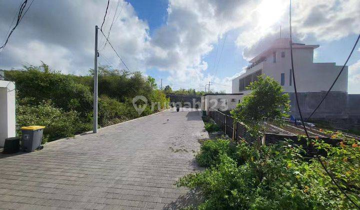 Land with sea and airport views in Jimbaran for sale quickly and rarely 2