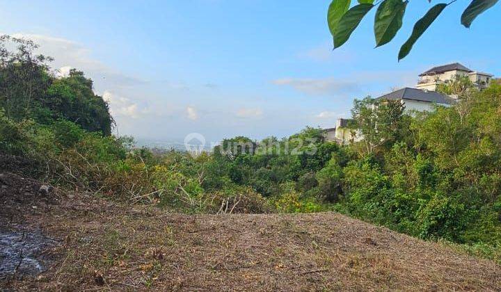 Cheap land with sea views for sale in Ungasan 1