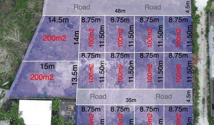 Land Plot Start From 100sqm For Lease At Ungasan Pecatu Cheap 1