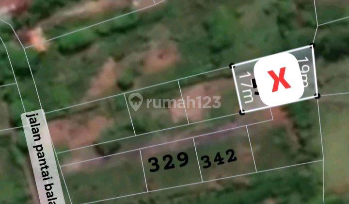 Tanah Hanya 800 Meter Ke Pantai Balangan Dijual Strategis 1