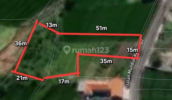 Tanah 400 Mtr Ke Pantai Pererenan Dijual Murah 2