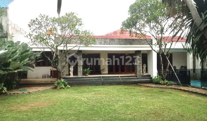 1-Story House with Large Yard and Private Pool, Cilandak, South Jakarta