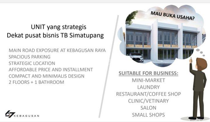 Ruko 67 Kebagusan For Sale (Kebagusan raya, Jaksel) 2