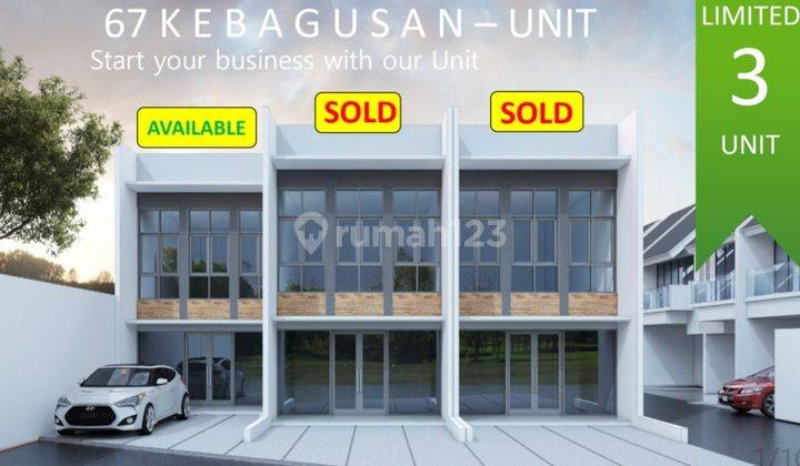 Ruko 67 Kebagusan For Sale (Kebagusan raya, Jaksel) 1
