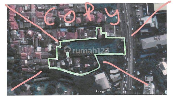 Tanah Kosong di Jalan Warung Buncit Raya 5500 m² Jarang Ada 2