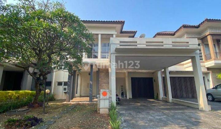 DIJUAL CEPAT RUMAH RAPI SIAP HUNI FULL FURNISHED DI CLUSTER JINGGA ALAM SUTERA 1