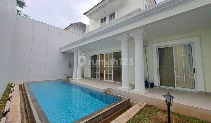 DISEWAKAN CEPAT RUMAH MEWAH ADA POOL SEMI FURNISHED DI DE PARK (DE MAJA) BSD 1