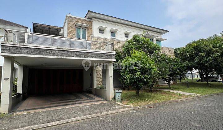 DIJUAL RUMAH MEWAH FULL FURNISHED POSISI HOEK DI DE PARK BSD 1