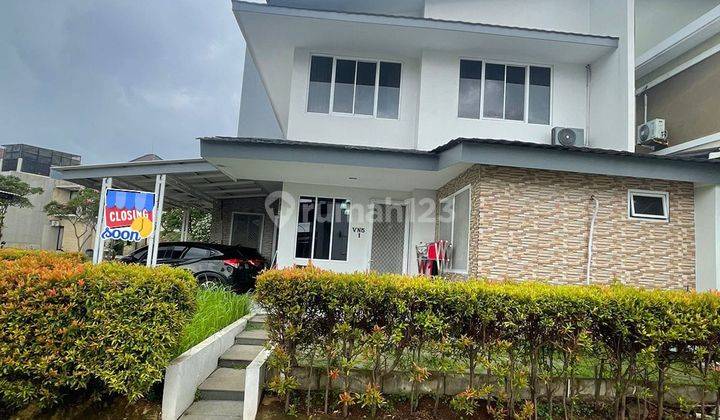 Rumah Rapi Siap Huni Hoek Semi Furnished Di Cluster Modernland  1