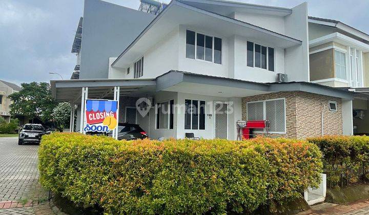 Rumah Rapi Siap Huni Hoek Semi Furnished Di Cluster Modernland  2