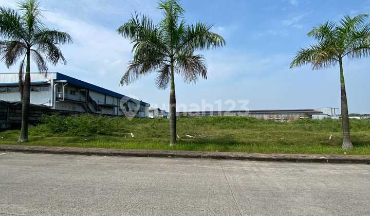 For Sale Quick Large Industrial Land 9600m2 on Main Road Modern Industrial Area Cikande Serang