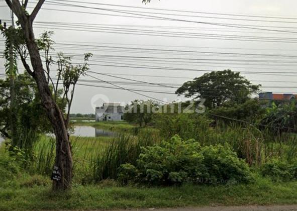 Large Land Zero on Gresik - Babat Main Road, Suitable for Warehouses