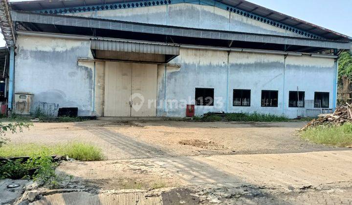 DISEWAKAN GUDANG JATI UWUNG TANGERANG LUAS BANGUNAN 2,000 M2 1