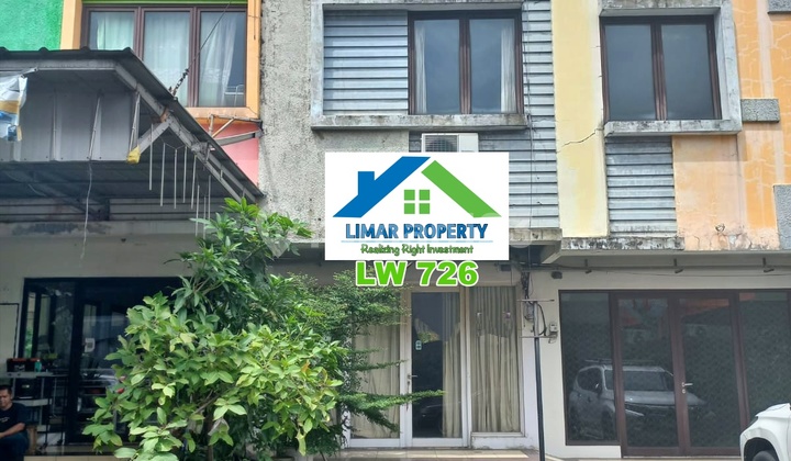 Ruko 2,5 Lantai Disewakan Lokasi Strategis Legenda Wisata Cibubur