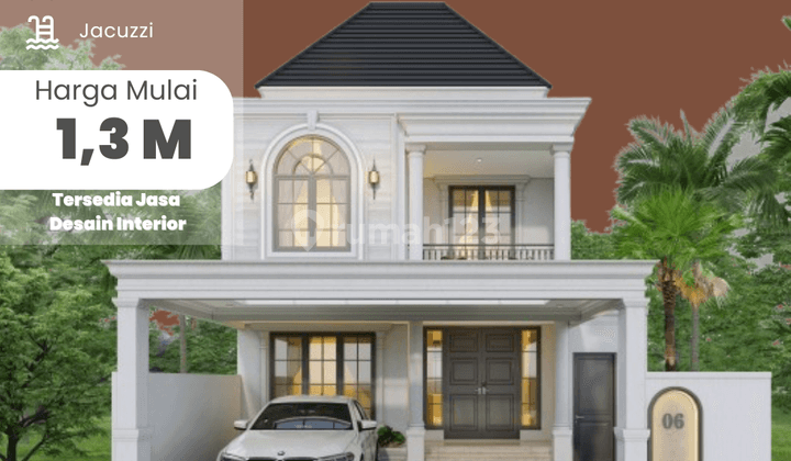 Rumah Mewah Gaya American Classic Mulai 1,3M  1