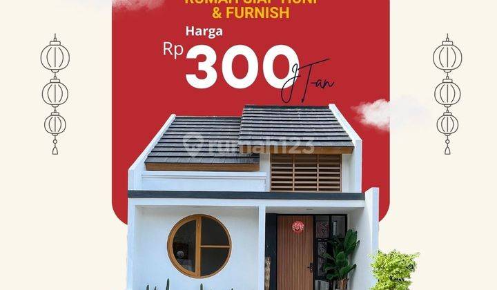 Rumah Murah Jogja Barat Dalam Cluster Gaya Jepang Full Furnished 1