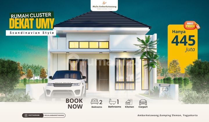 Rumah di Jogja Dalam Cluster Jalan Wates KM 6 Serasa Villa Rumah di Jogja Dalam Cluster Jalan Wates KM 6 Serasa Villa