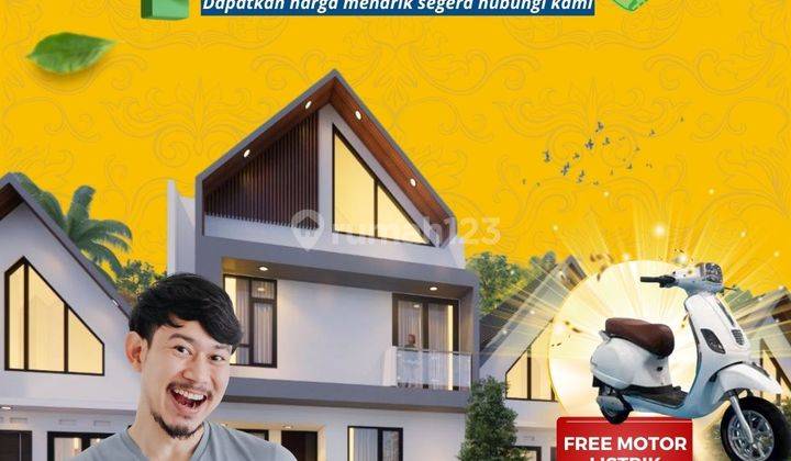 Rumah Dijual Yogyakarta Serasa Villa Dekat Pasar Gamping One Gate System 1